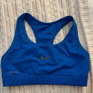 Nike Women's Vibrant Blue Dri-FIT Sports Bra